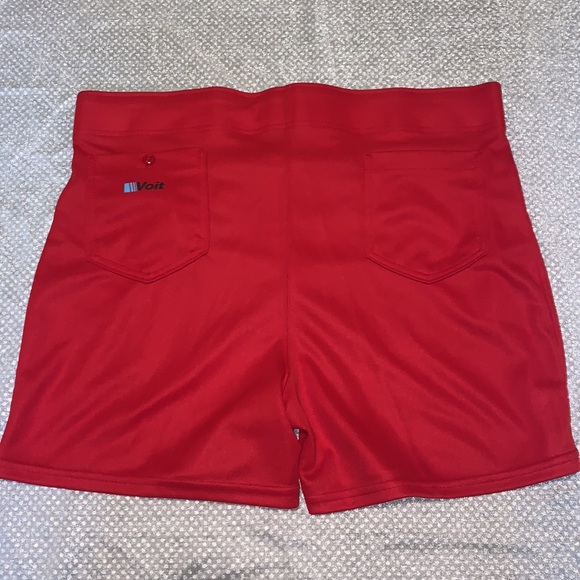 Voit Vintage 90s Red Cycling Bike Athletic Shorts Size XL 40-42 - Picture 6 of 8